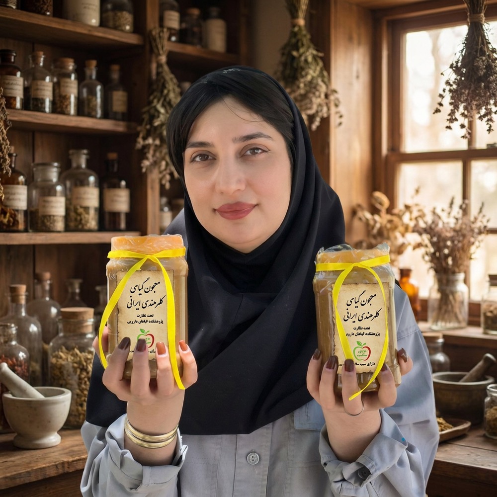 معجون کلحر رفع عدم نعوظ و زودانزالی اقایان کاملا گیاهی ساخته پزشک طب سنتی ترکیب ده گرم ژل رویال +عسل کنار+10گیاه وارداتی